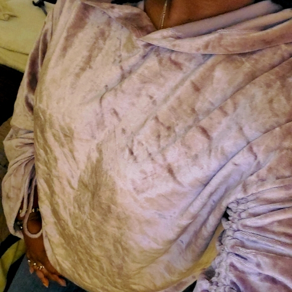 Express NWT velour hobo hoodie Medium - Picture 1 of 5